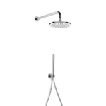 Italian Stainless Steel Single-Hole Wall Mounted Faucet Elegant Modern High-Performance Brass Valve Core Ensuring Durability