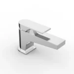 Modern Single-Lever Basin Mixer with Waste 100% Italian Stainless Steel Durable Valve Core Crafted From Brass