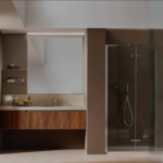 Arcom Design's Shape n. 25 composition stands out for its minimalist style, customizable with lacquered finishes, wood veneers, or textured effects, offering both functional and elegant solutions.